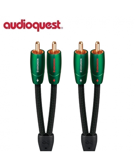 Audioquest Evergreen RCA to RCA Interconnect 1.5Meter