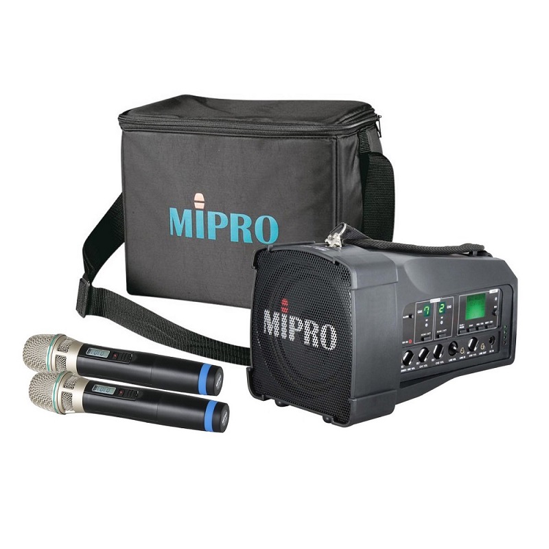 Mipro Ma 100db Personal Wireless Pa System With 2 Handheld Mic