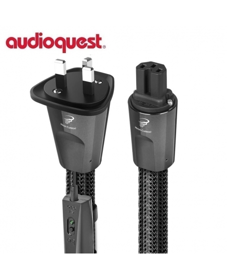 Audioquest NRG Tornado High (Variable) Current 72V DBS UK to C13 Power Cable 2 Meter