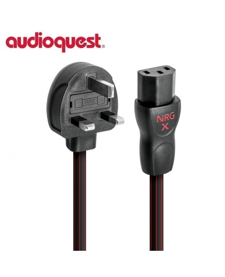 Audioquest NRG-X3 UK to C13 Power Cable 2Meter - TOOS