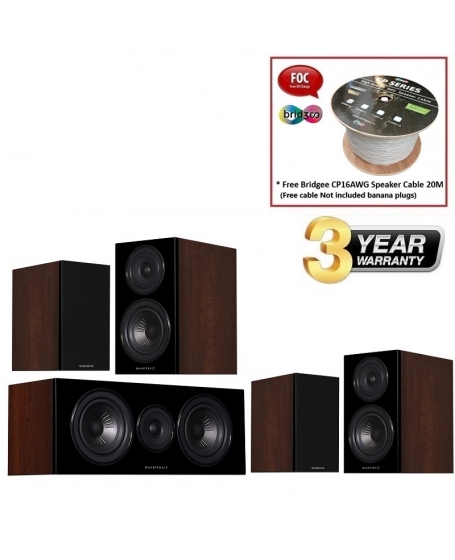 Wharfedale Diamond 12.1 + 12C + 12.0 Speaker Package