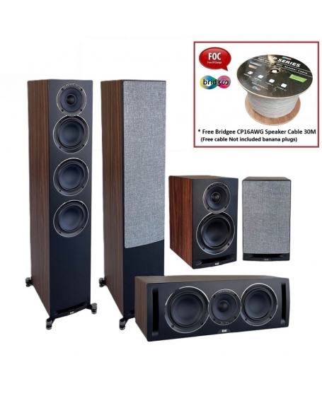 ELAC Uni-Fi Reference UFR52 + UCR52 + UBR62 Speaker Package TOOS