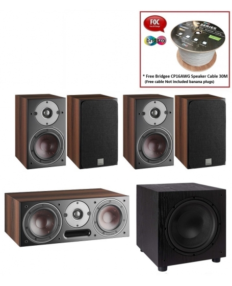 Dali Oberon 1+Oberon Vokal+Oberon 1+Elac SUB1225 Speaker Package