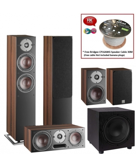 Dali Oberon 5+Oberon Vokal+Oberon 1+Elac SUB1225 Speaker Package