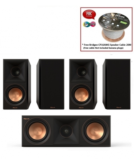 Klipsch RP-500M II+RP-500C II+RP-500M II 5.0 Speaker Package