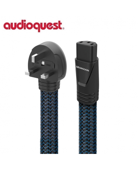 Audioquest Monsoon UK to C13 Power Cable 2Meter