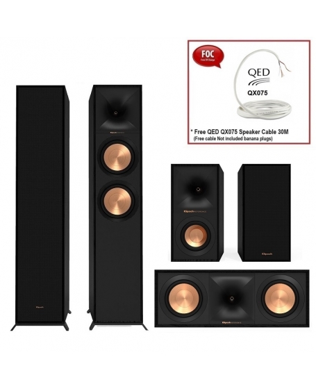 Klipsch R-600F+R-50C+R-50M 5.0 Speaker Package