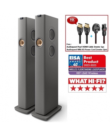 KEF LS60 Wireless Floorstanding Speakers