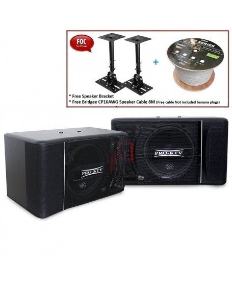 Pro Ktv MKS3300 10 Inch 2 Way 3 Speakers Loudspeaker System