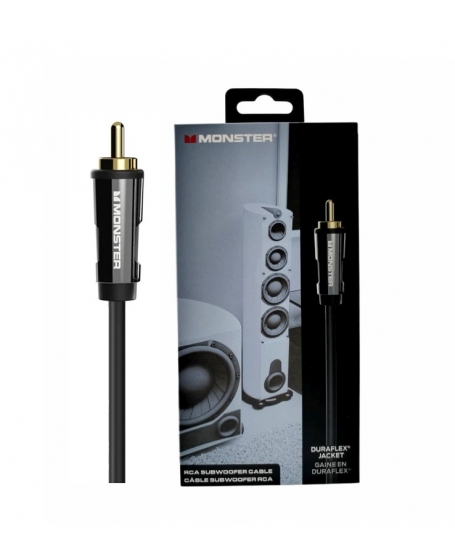 Monster Essentials RCA2 Subwoofer Cable 5Meter