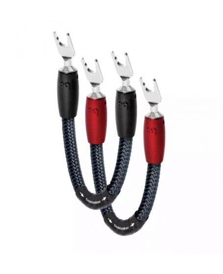 Audioquest ThunderBird Biwire Jumpers Spade to Spade (Set of 4)