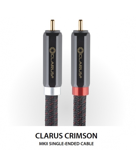 Clarus Crimson MKII RCA Interconnect Cable 1.5meter Made in USA - TOOS