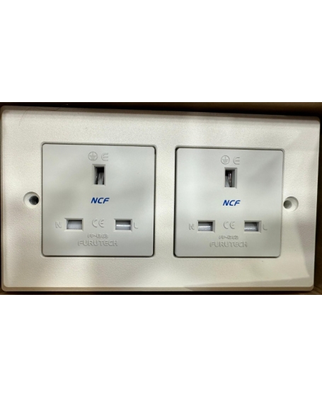 Furutech FP-1363-D NCF (R) High Performance Duplex UK Mains Power Wall Plate