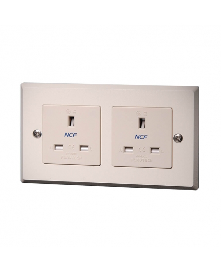 Furutech FP-1363-D NCF (R) High Performance Duplex UK Mains Power Wall Plate