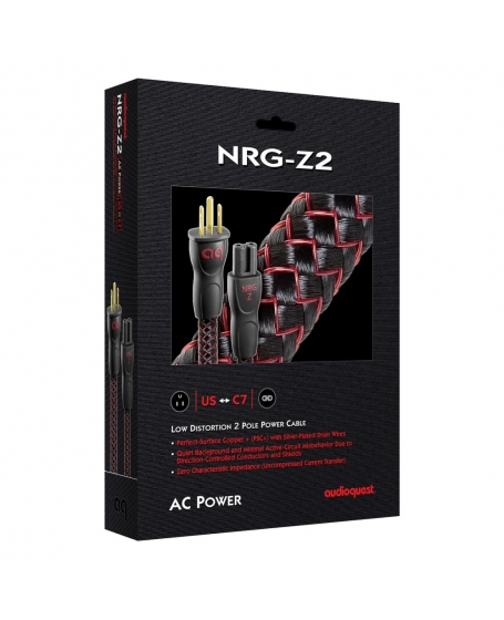 Audioquest NRG-Z2 US to C7 Power Cable 2Meter