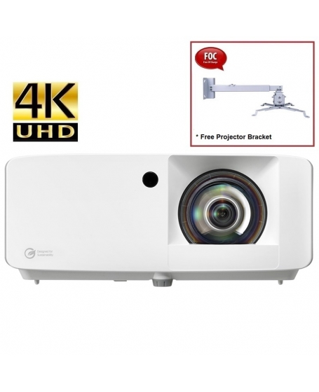 Optoma Wave 120SK Eco-Friendly Compact High Brightness 4K UHD Laser Projector