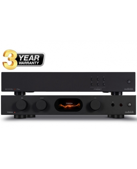 Audiolab 7000A Integrated Amplifier + Audiolab 6000N Play Wireless Streaming Player