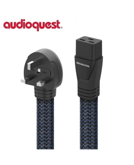 Audioquest Monsoon UK to C19 Power Cable 2Meter