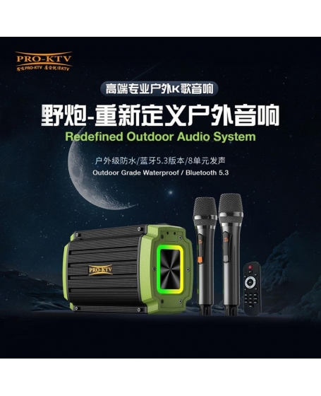 Pro Ktv PKS100 Portable Powered Speaker