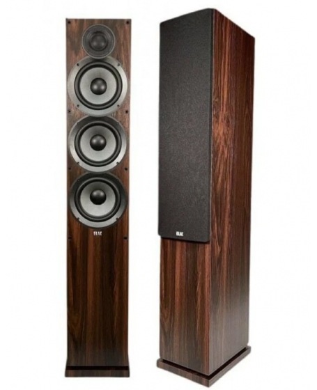 ELAC Debut 2.0 F5.2 Floorstanding Speaker (Walnut)