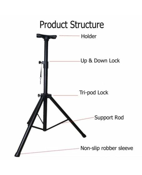 SPS-502A Tripod Speakers Stand ( Pair )