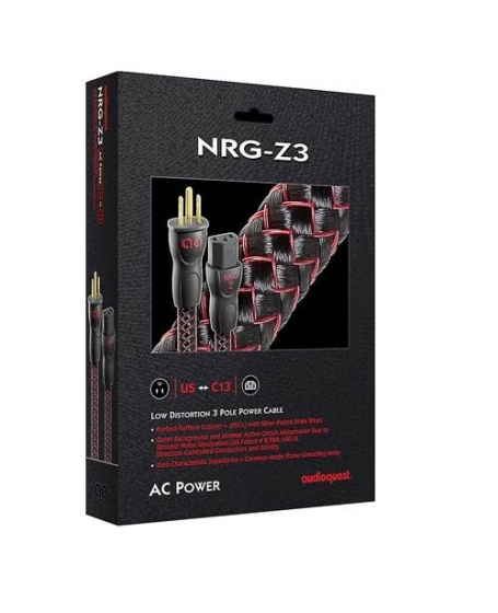 Audioquest NRG-Z3 US to C13 Power Cable 3Meter