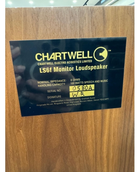 Graham Audio Chartwell LS6f Floorstanding Speaker Handcrafted in UK (PL)