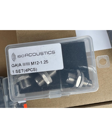 IsoAcoustics GAIA II / III Thread M12-1.25 Adapter Pack Of 8Pcs